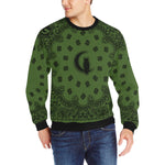 BANDANA KAKI Men's Rib Cuff Crew Neck Sweatshirt