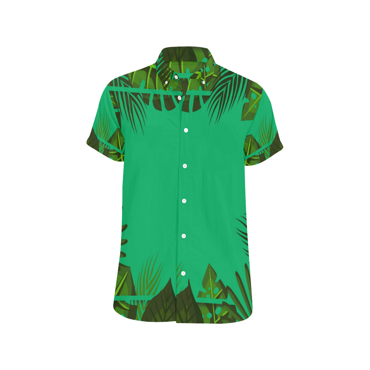 TROPICAL Men's All Over Print Short Sleeve Shirt