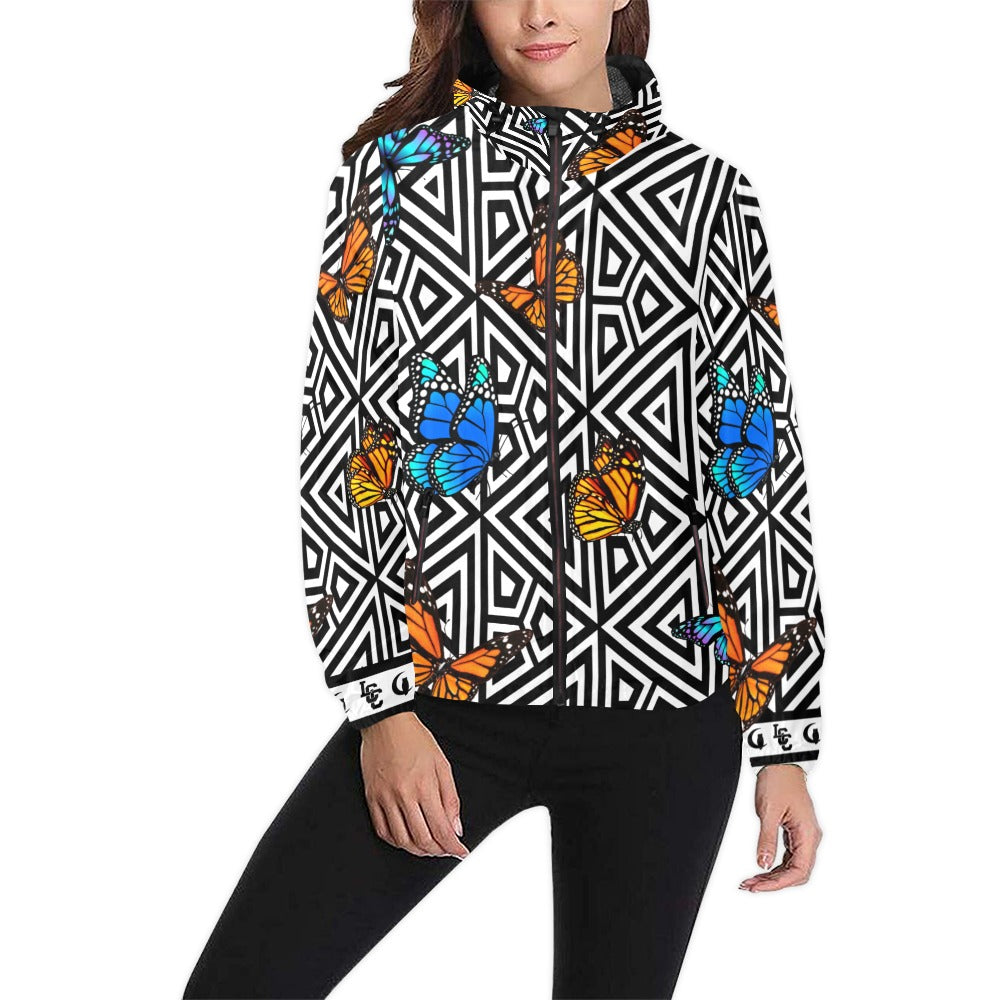 BUTTERFLY LCC Unisex Windbreaker