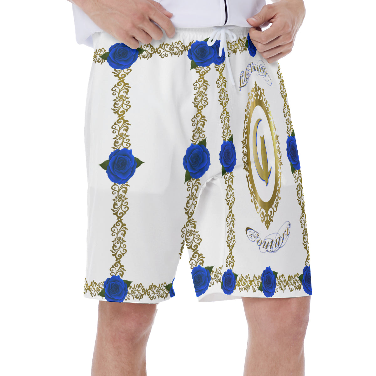 BLUE ROSES Beach Pants