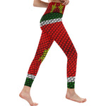 GWADA FLAG All Over Print High-Waisted Leggings (Model L36)