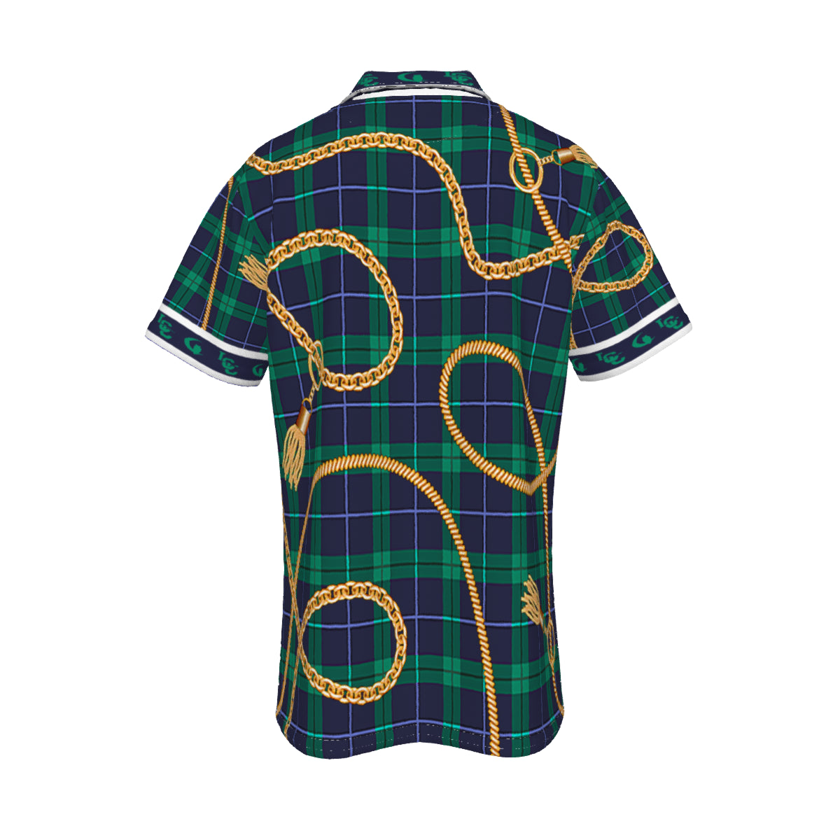 PLAID OF GOLD Polo Shirt