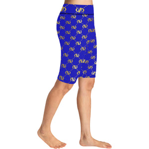EXCELLENCE BLSKYGLD All Over Print Knee Length Leggings