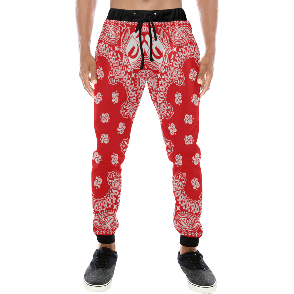 REDLOVE Men's All Over Print Sweatpants (Model L11)