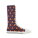 HIGHLEAF ORANGE Canvas Long Boots For Women Model 7013H
