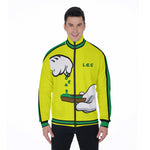 BURN THE OPPS YLW Stand Collar Jacket