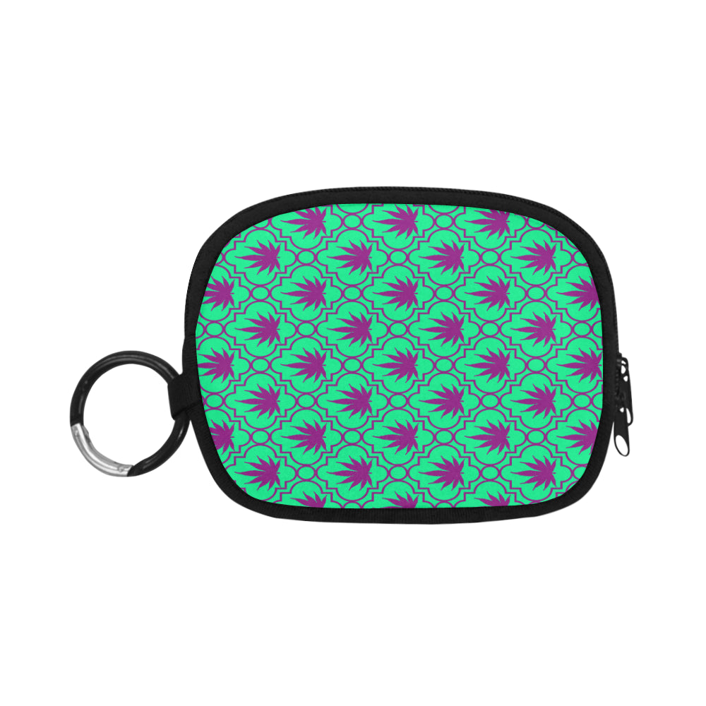 WEEDY PRPLE Coin Purse (Model 1605)