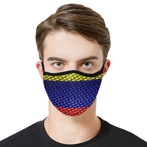 CONGO FLAG Mouth Mask in One Piece (2 Filters Included)