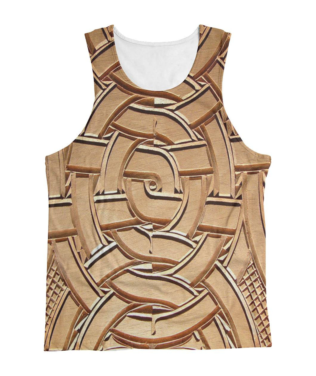 LaChouett Wood Tembe Art Tank-Top Sublimation Tank