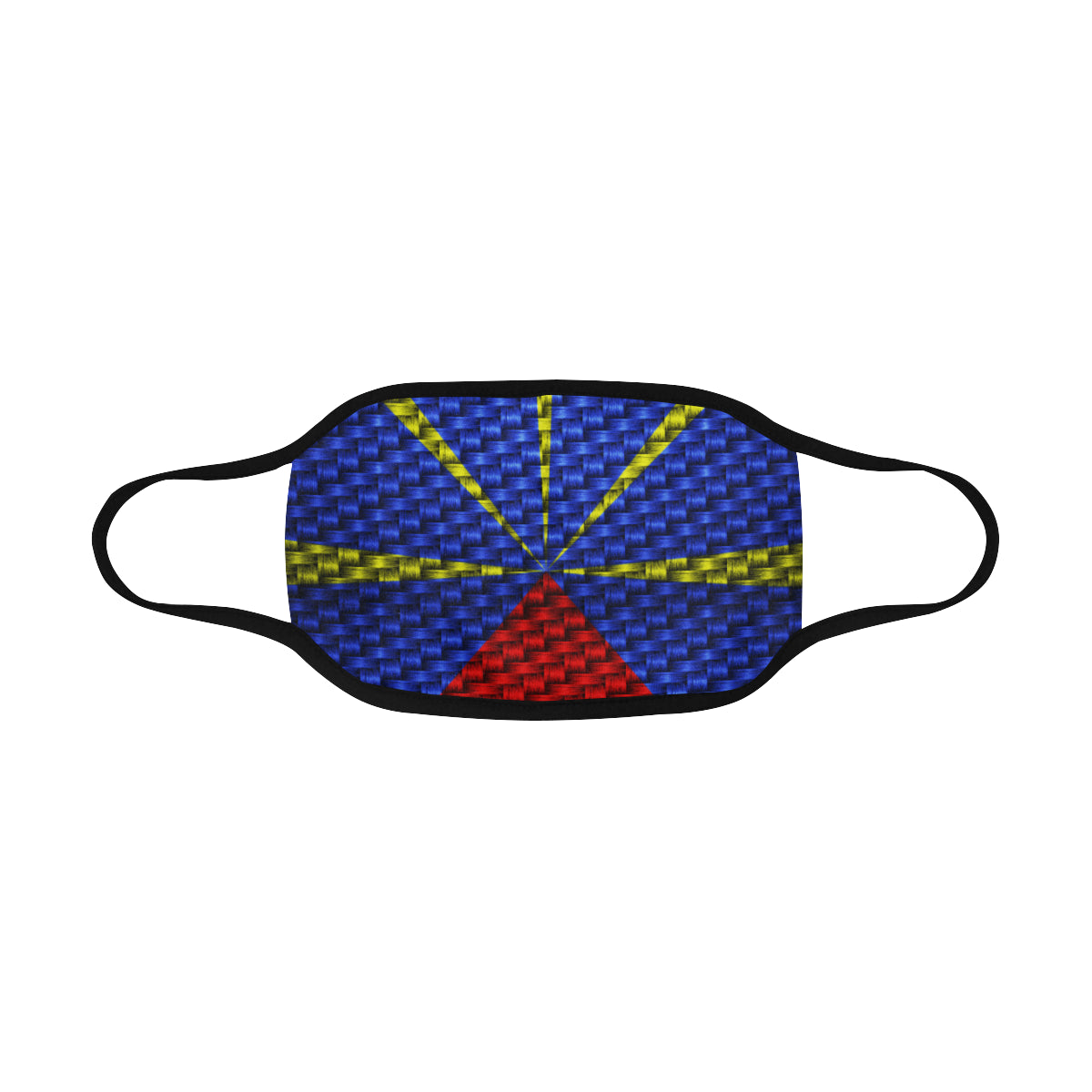 LA REUNION FLAG Mouth Mask in One Piece (2 Filters Included)