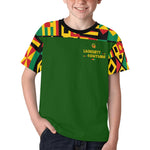 KENTE BUTAN Kids' All Over Print T-shirt