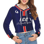 FC PANAME All Over Print Crop Hoodie for Women (Model H22)