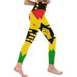 FIST UP RBG All Over Print High-Waisted Leggings