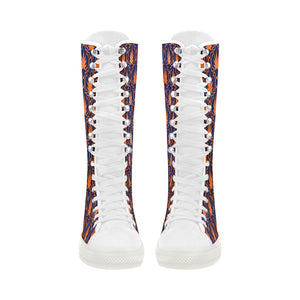 HIGHLEAF ORANGE Canvas Long Boots For Women Model 7013H