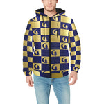 DAMIER ROYAL Men's Padded Hooded Jacket