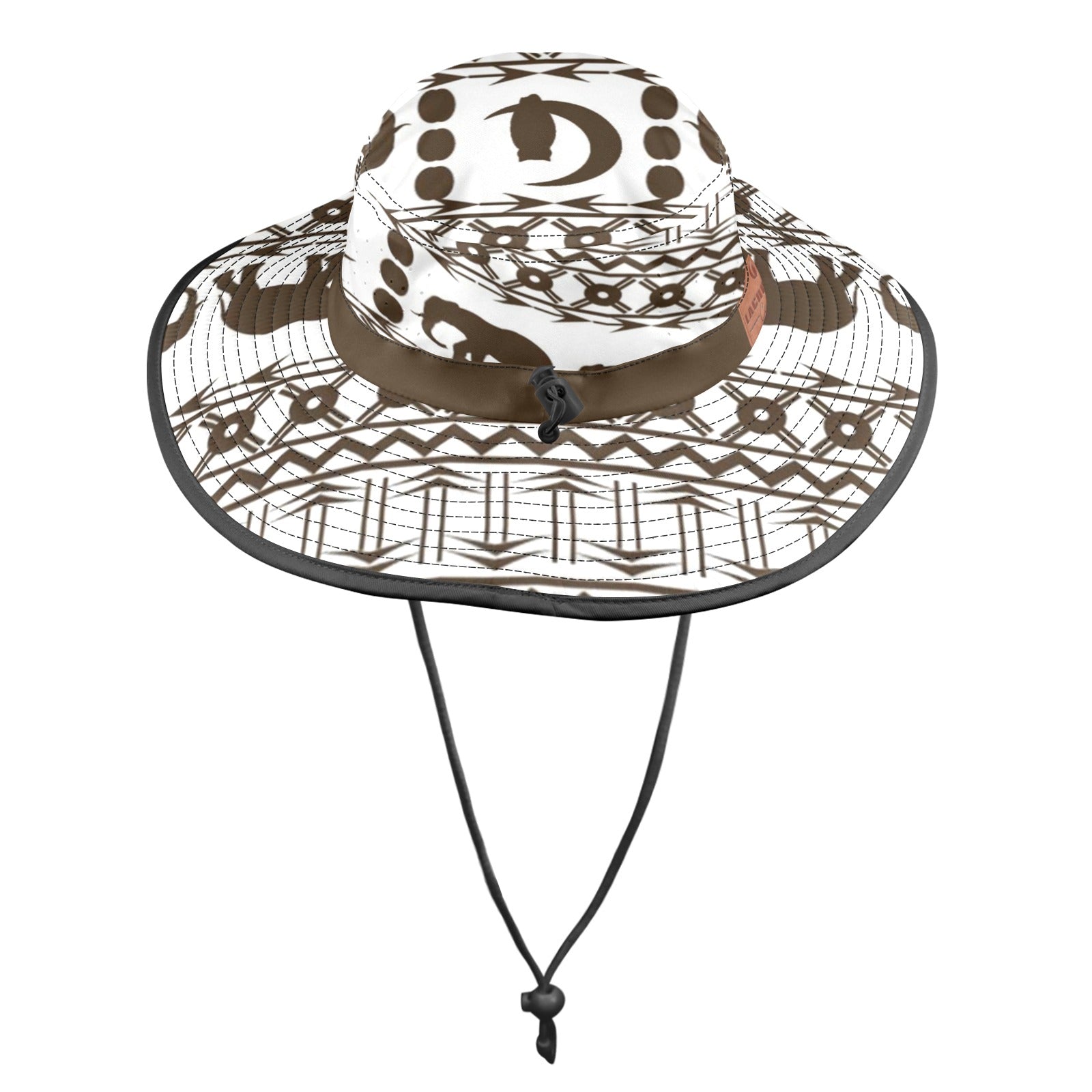 ELEPHANT ORNEMENT Wide Brim Bucket Hat