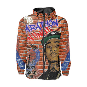 NIPSEY MARATHON CONTINUE All Over Print Windbreaker for Unisex