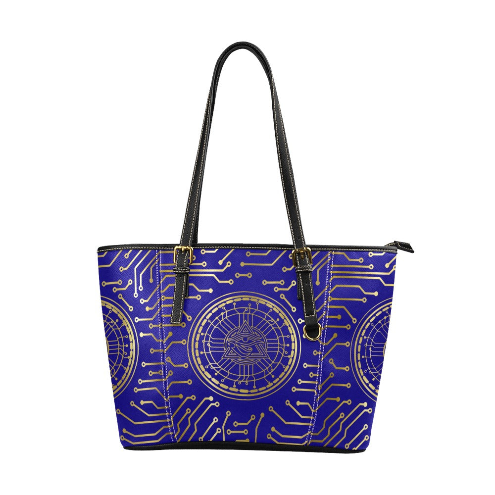 CRYPTO KMT Leather Tote Bag/Large