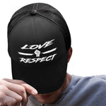 LOVE ND RESPECT Trucker Cap E (Front Panel Customization)