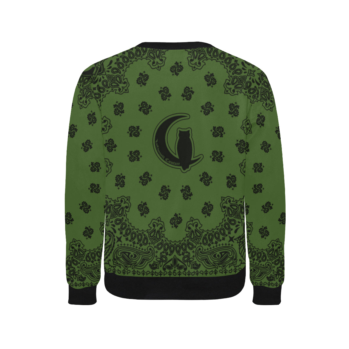 BANDANA KAKI Men's Rib Cuff Crew Neck Sweatshirt