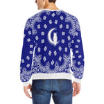 BANDANA Cs'UP Men's Rib Cuff Crew Neck Sweatshirt