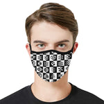 ADINKRA BW Mouth Mask in One Piece (2 Filters Included)