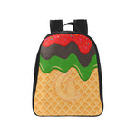 RBG ICE CREAM School Backpack (Medium)