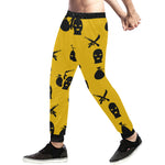 DRILLIN YLW Men's All Over Print Sweatpants (Model L11)