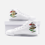 RBG ANKH RIPPED Unisex High Top Canvas Shoes