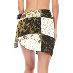DAMIER IN GOLD Beach Sarong Wrap