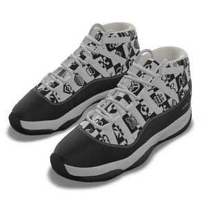 ADINKRA Men's High Top Basketball Shoes