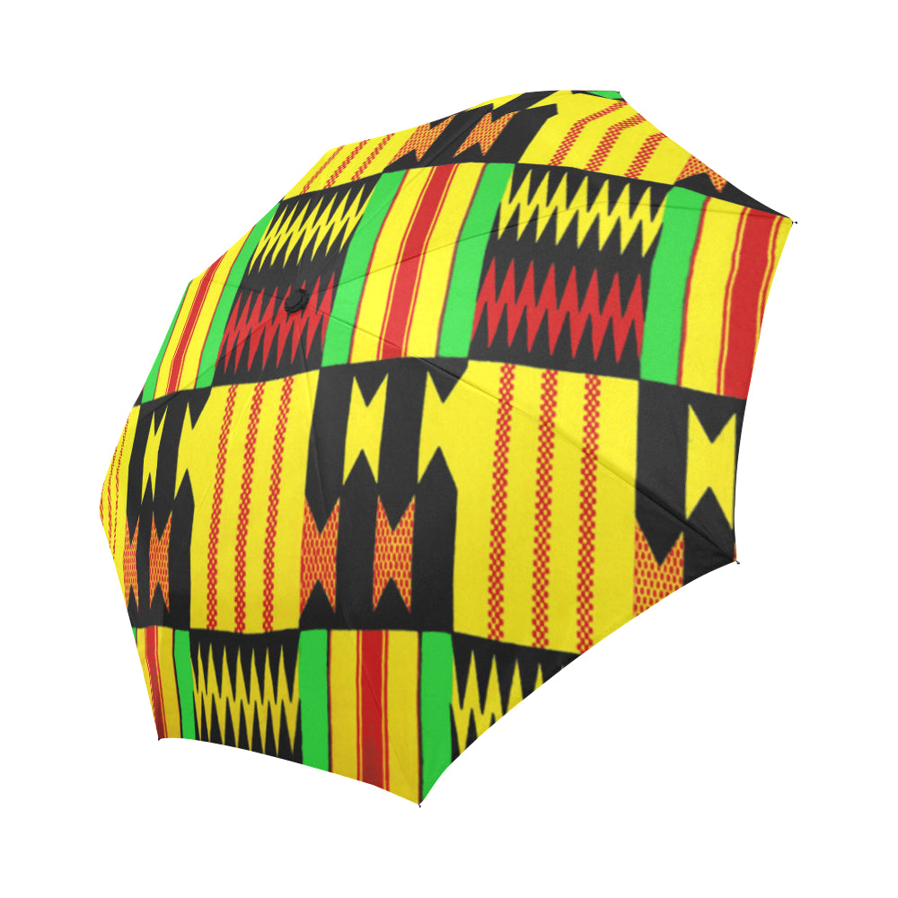 KENTE RASTA Auto-Foldable Umbrella