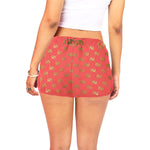 EXCELLENCE PINKGLD Women's All Over Print Relaxed Shorts