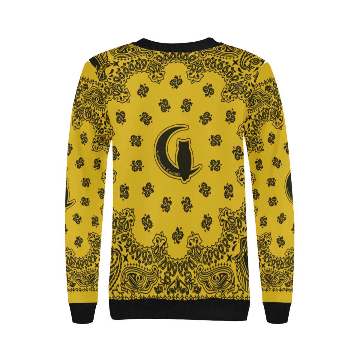 BANDANA L.K Women's Rib Cuff Crew Neck Sweatshirt