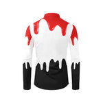 DRIPPIN RED Men's All Over Print Casual Dress Shirt (Model T61)