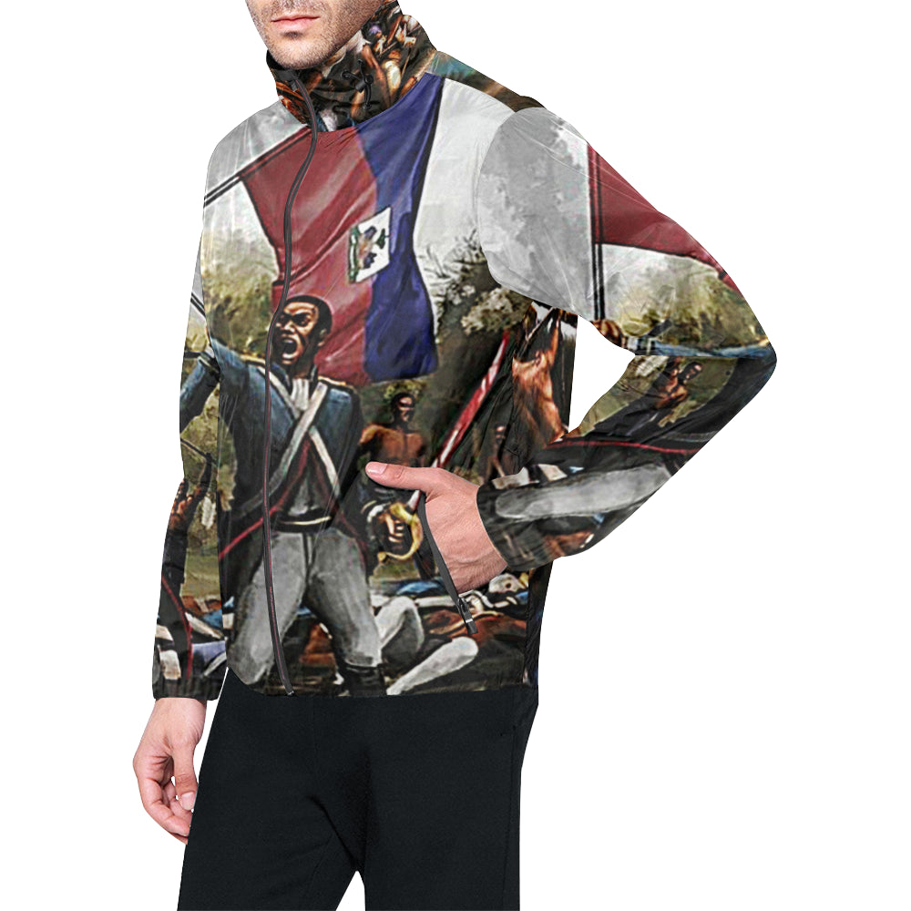 HAITI REVOLUTION All Over Print Windbreaker for Unisex