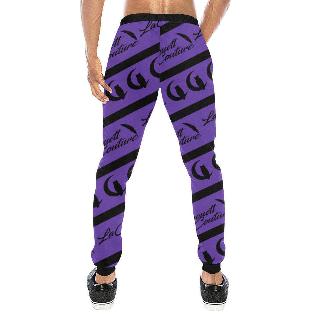 NICE ON GRAPE Men's All Over Print Sweatpants (Model L11)