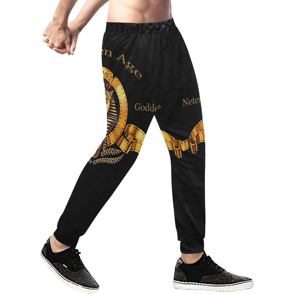 SEKHMET GODDESS BLC Men's All Over Print Sweatpants (Model L11)