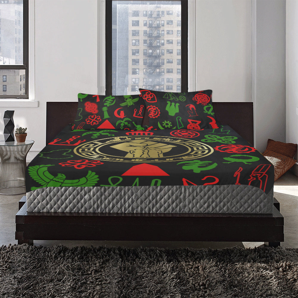 KMT WORLD 3-Piece Bedding Set