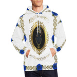 BLUE ROSES OWL All Over Print Hoodie for Men