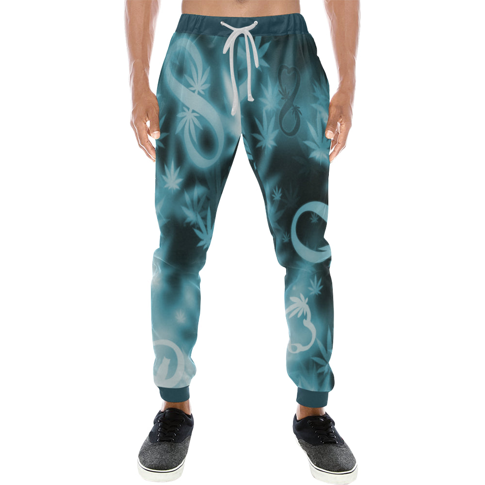 INFINITY BLUE COSMOS Men's All Over Print Sweatpants (Model L11)