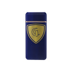 LCC W BLU SHILED USB Rechargeable Lighter