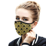WEEDY GOLD Mouth Mask in One Piece (2 Filters Included)