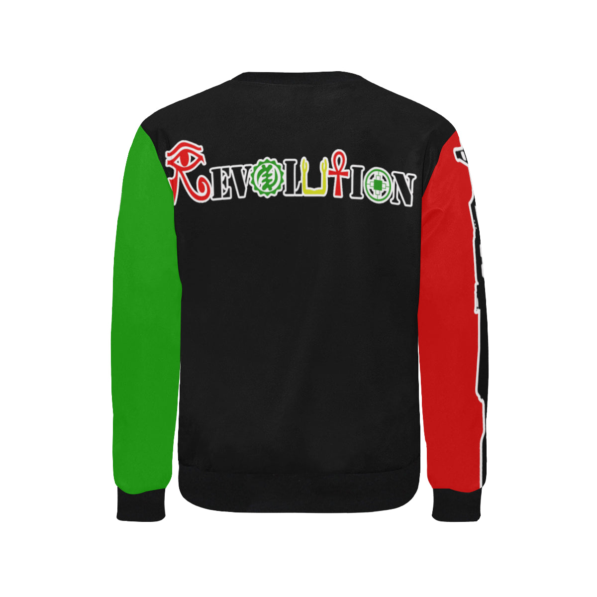 REVOLUTION RBG Men's Rib Cuff Crew Neck Sweatshirt