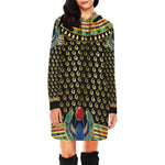 MEDJAY LCC All Over Print Hoodie Mini Dress