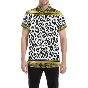 V.I.P Men's All Over Print Short Sleeve Shirt