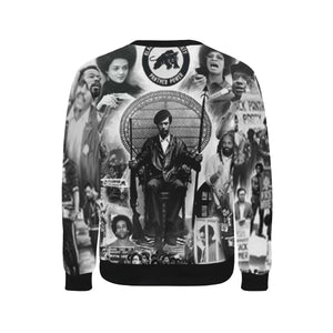 BLACK PANTHER PARTY Men's Rib Cuff Crew Neck Sweatshirt