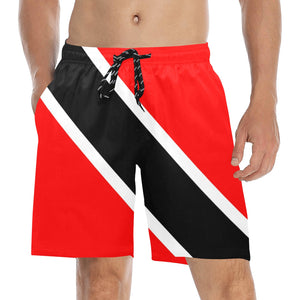 DIASPORA ENG/DUTCH Men's Mid-Length Beach Shorts