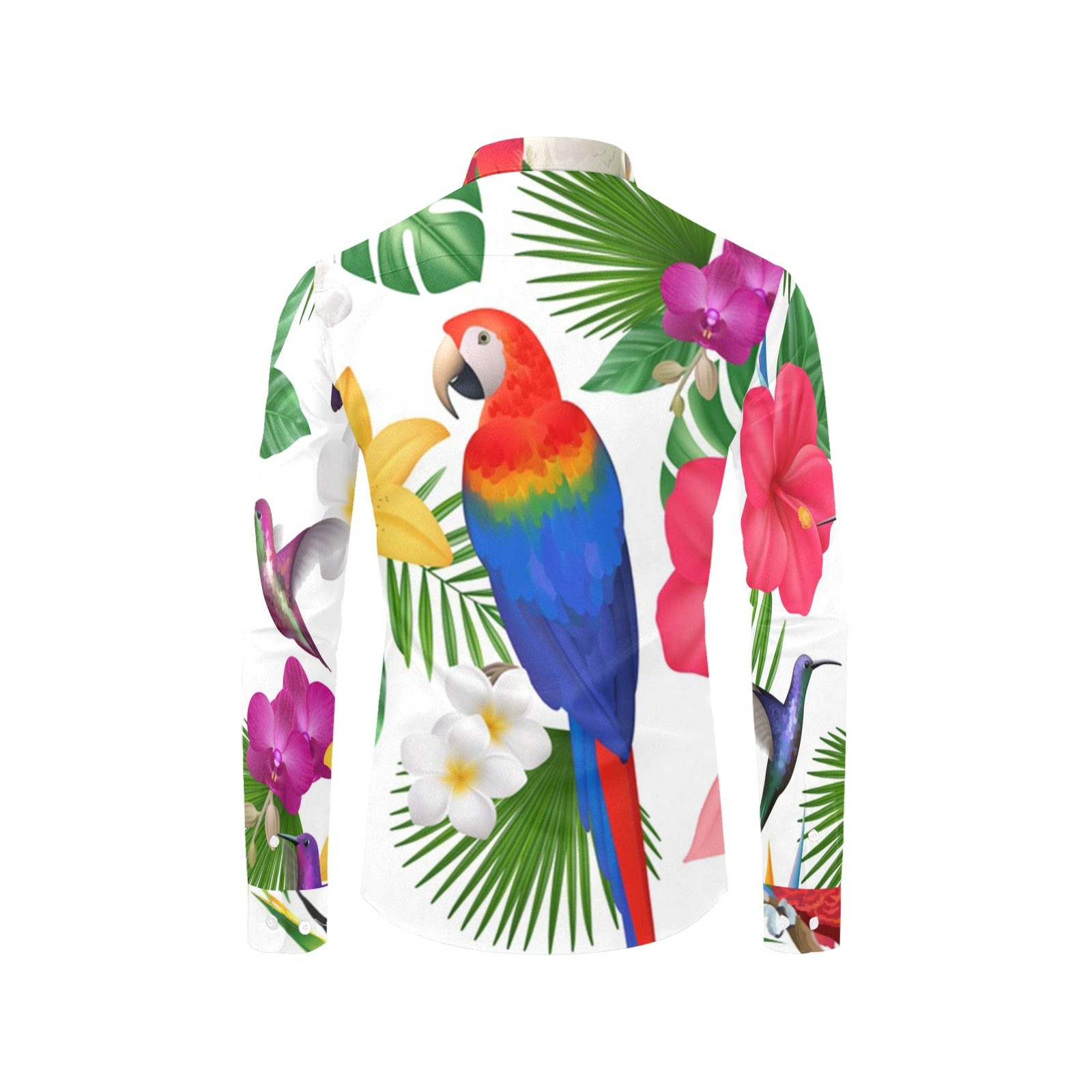 EXOTIC STYLE Men's All Over Print Casual Dress Shirt