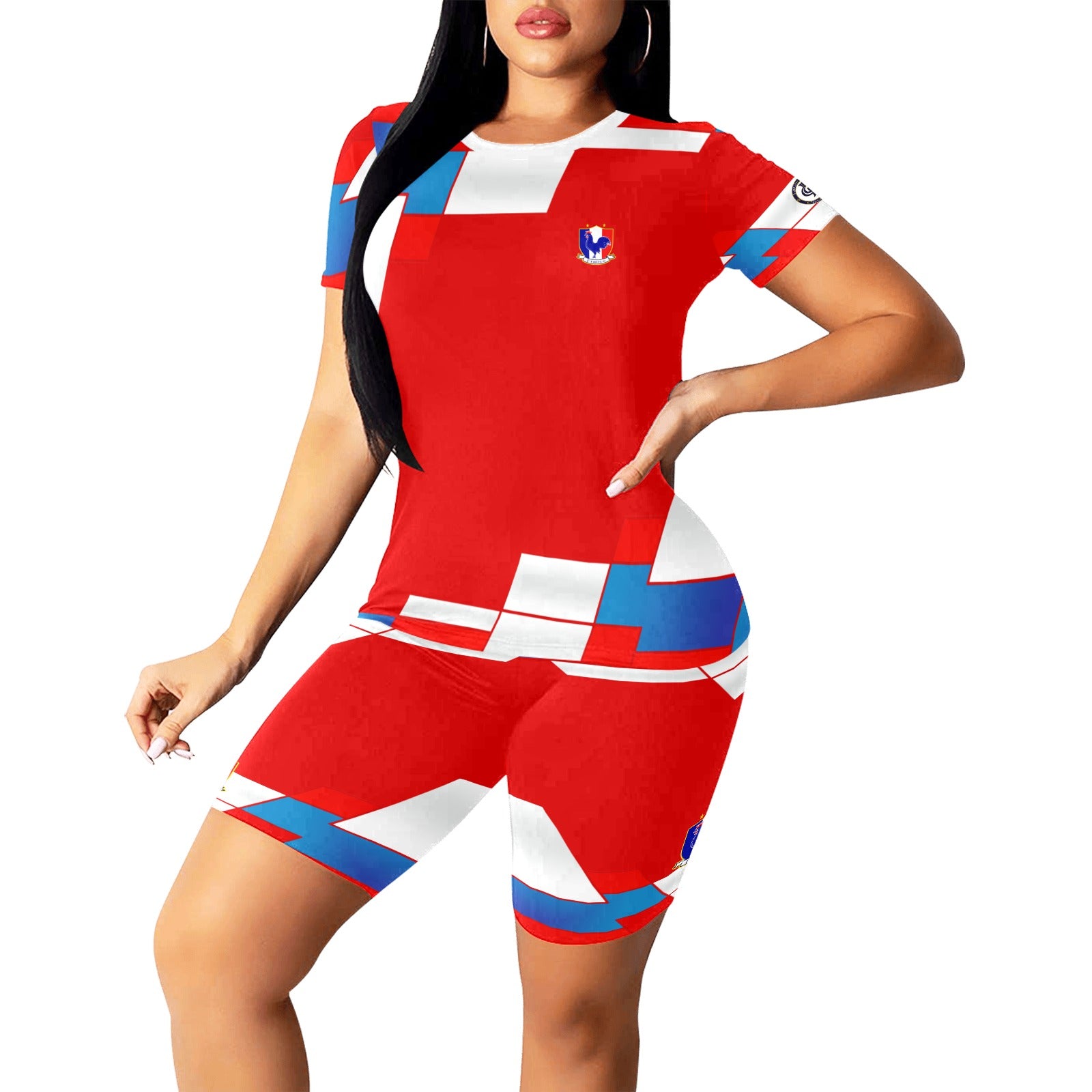 FRANCE Women's Short Yoga Set